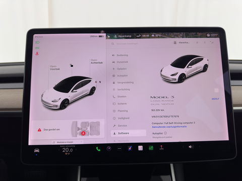 Tesla Model 3 Long Range AWD 75 kWh {SOH-87%} (INCL-BTW) Aut. *PANO | AUTO-PILOT | LUXURY-LEATHER | KEYLESS | FULL-LED | MEMORY-PACK | SURROUND-VIEW | DAB | CARPLAY | DIGI-COCKPIT | LANE-ASSIST | COMFORT-SEATS | 18"ALU*
