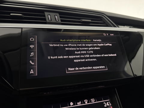 Audi e-tron 50 Quattro Launch edition 71 kWh 313PK | 360° | Sfeerverl. | HuD | Virtual | Memory | Carplay | Adaptive Cruise | Cameraspiegel