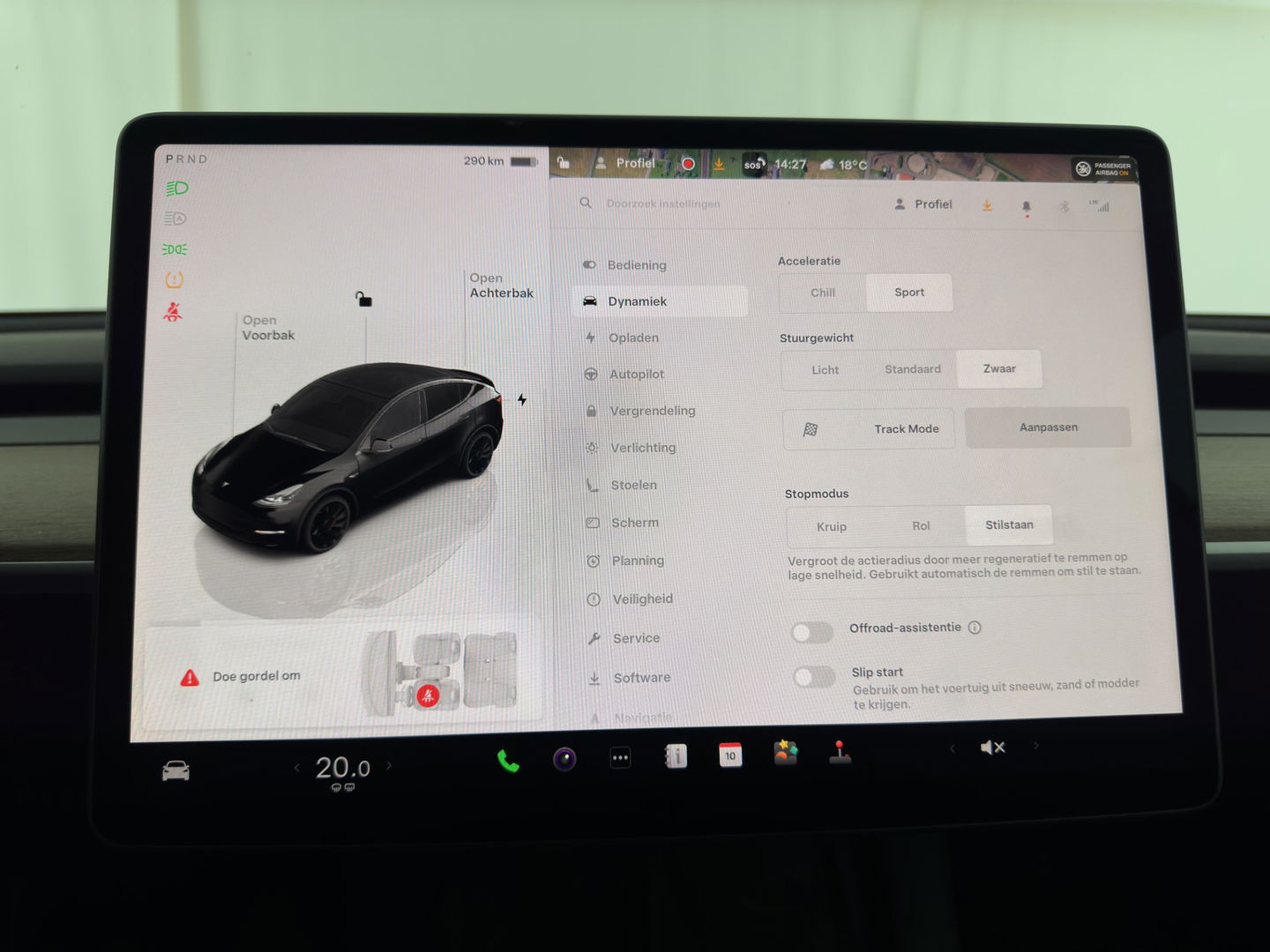 Tesla Model Y Performance AWD 75 kWh {SOH-84%} [ 3-Fase ] (INCL-BTW) Aut. *PANO | AUTO-PILOT | LUXURY-LEATHER | TOP-VIEW | NAVI-FULLMAP | MATRIX-LED | DIGI-COCKPIT | KEYLESS | CAMERA | DAB+ | HEATED-COMFORTSEATS | PRIVACY-GLASS | 21''ALU*