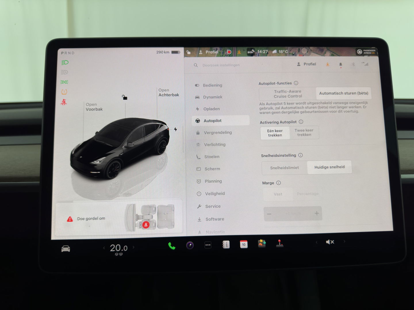 Tesla Model Y Performance AWD 75 kWh {SOH-84%} [ 3-Fase ] (INCL-BTW) Aut. *PANO | AUTO-PILOT | LUXURY-LEATHER | TOP-VIEW | NAVI-FULLMAP | MATRIX-LED | DIGI-COCKPIT | KEYLESS | CAMERA | DAB+ | HEATED-COMFORTSEATS | PRIVACY-GLASS | 21''ALU*