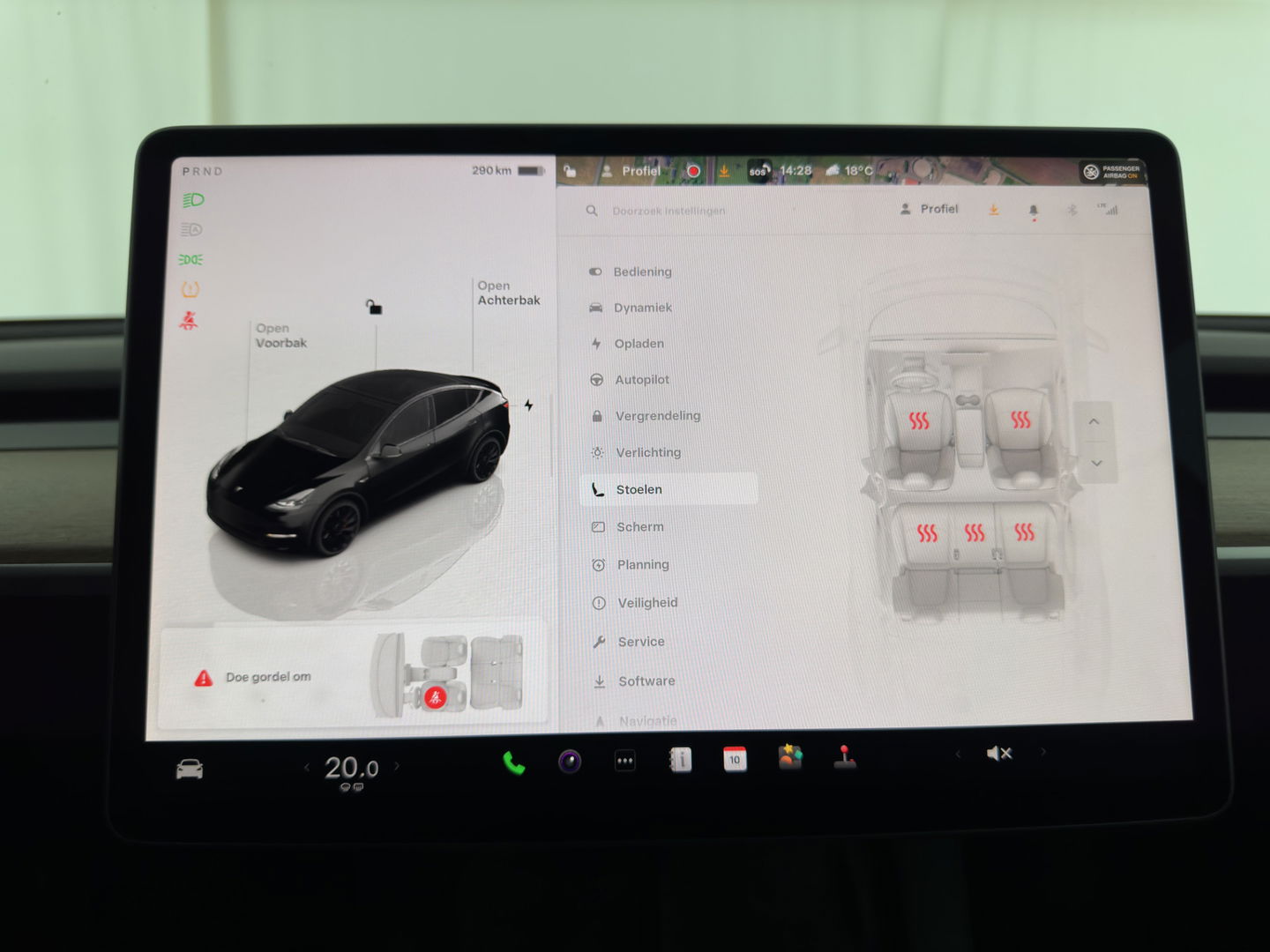 Tesla Model Y Performance AWD 75 kWh {SOH-84%} [ 3-Fase ] (INCL-BTW) Aut. *PANO | AUTO-PILOT | LUXURY-LEATHER | TOP-VIEW | NAVI-FULLMAP | MATRIX-LED | DIGI-COCKPIT | KEYLESS | CAMERA | DAB+ | HEATED-COMFORTSEATS | PRIVACY-GLASS | 21''ALU*
