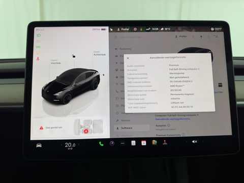 Tesla Model Y Performance AWD 75 kWh {SOH-84%} [ 3-Fase ] (INCL-BTW) Aut. *PANO | AUTO-PILOT | LUXURY-LEATHER | TOP-VIEW | NAVI-FULLMAP | MATRIX-LED | DIGI-COCKPIT | KEYLESS | CAMERA | DAB+ | HEATED-COMFORTSEATS | PRIVACY-GLASS | 21''ALU*