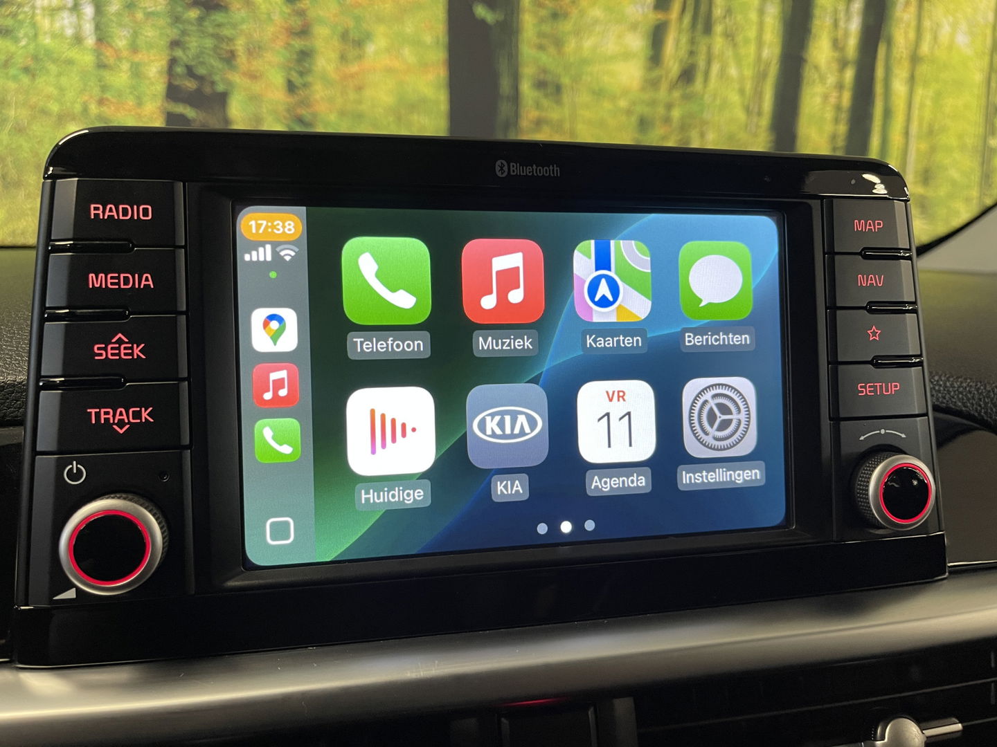Kia Picanto 1.2 CVVT GT-Line | Achteruitrijcamera | Airconditioning | Navigatie | Apple Carplay | Android Auto | Lichtmetaal 16" | Isofix |