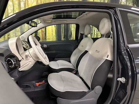Fiat 500 1.2 Lounge | Origineel Nederlands! | Panoramadak | Parkeersensoren | Blue&Me | Airconditioning | 16" Lichtmetaal