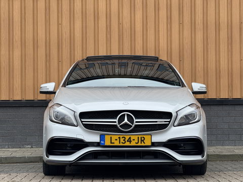 Mercedes-Benz A-Klasse AMG 45 4MATIC | Cruise Control | Panoramadak | Achteruitrijcamera | Stoelverwarming | Parkeersensoren | Navigatie | Stop&Go |