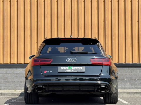 Audi A6 Avant 4.0 TFSI RS 6 quattro performance Pro Line Plus | 605 PK! | Keramische Remmen | Panoramadak | Leder | Apple Carplay | Android Auto | Adaptieve Cruise Control | Dodehoek Sensor | Lane Assist | Bose | 360° Graden Camera |