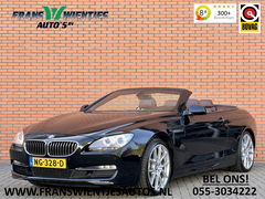 BMW 6 Serie Cabrio 640i High Executive | 320 PK! | Head-Up Display | Softclose | Xenon | 20" Lichtmetaal | Camera | Lederen Bekleding