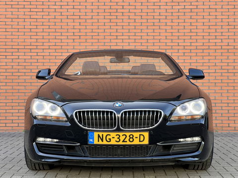 BMW 6 Serie Cabrio 640i High Executive | 320 PK! | Head-Up Display | Softclose | Xenon | 20" Lichtmetaal | Camera | Lederen Bekleding