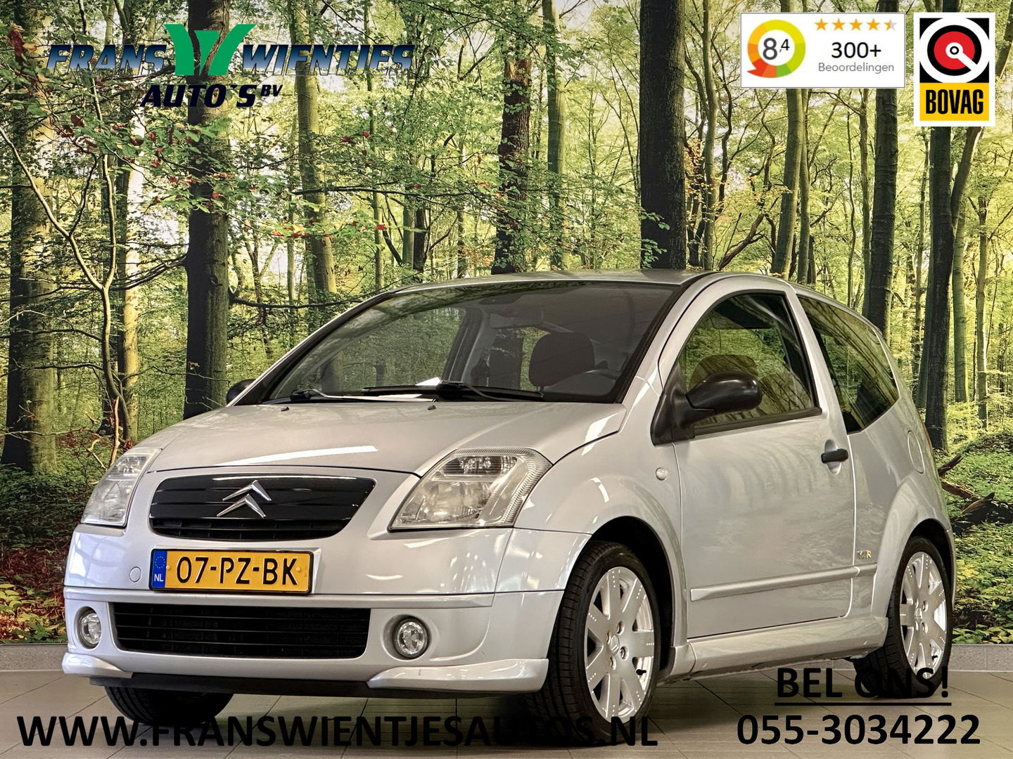 Citroën C2 1.6i-16V VTR | Automaat! | Origineel Nederlands | Cruise Control | Bluetooth | Airconditioning | Trekhaak |