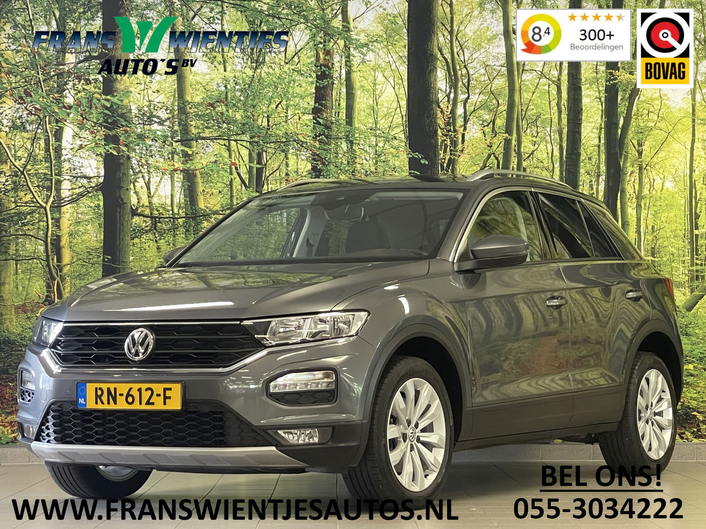 Volkswagen T-Roc 1.0 TSI Style | Trekhaak | Adaptieve Cruise Control | Parkeersensoren | Apple Carplay/Android Auto | Lane Assist | Navigatie | DAB | Airconditioning |