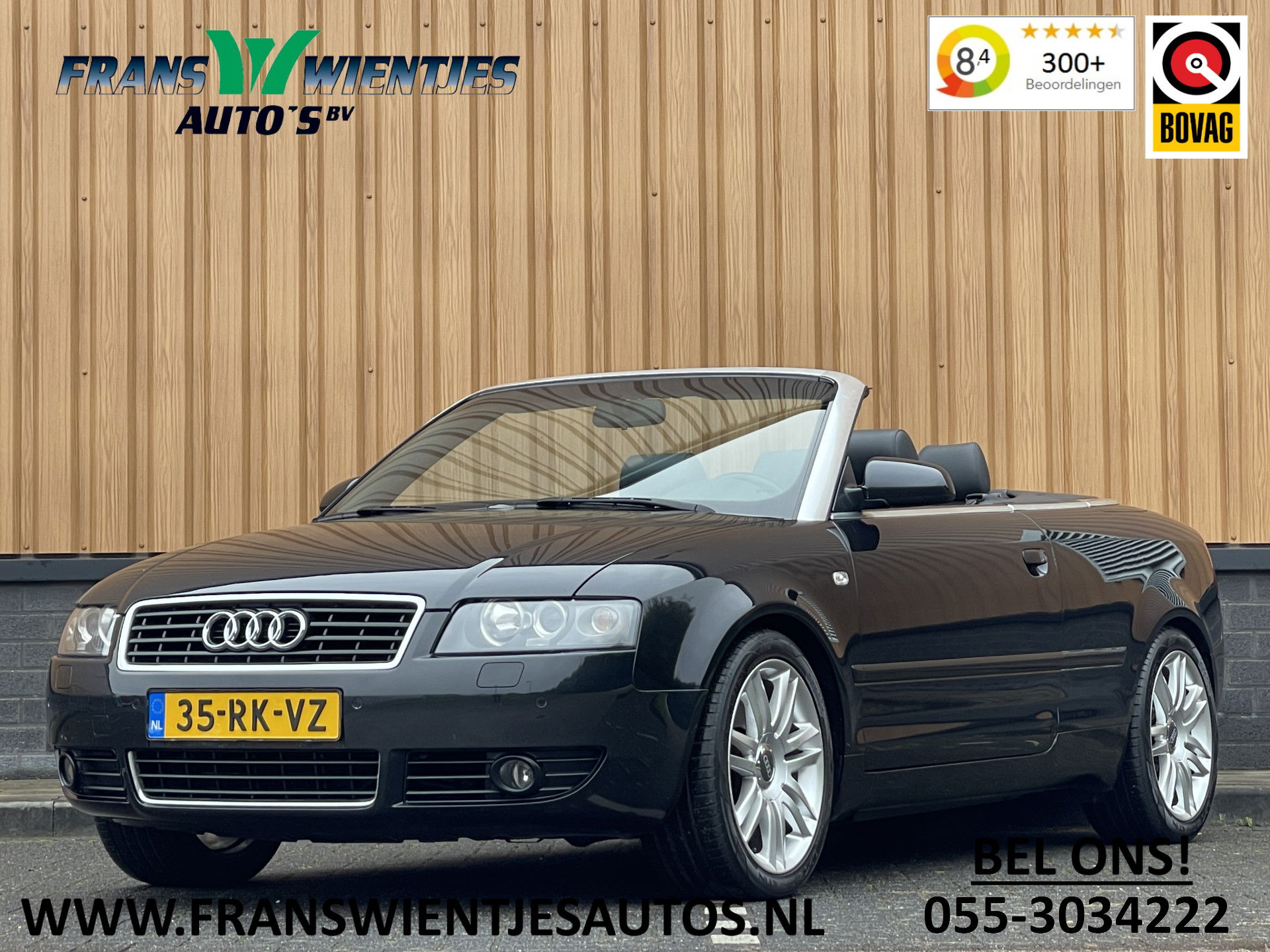 Audi A4 Cabriolet 3.0 V6 Exclusive | Cruise Control | Parkeersensoren | Airconditioning | Stoelverwarming | Elektrisch Bedienbare Voorstoelen |