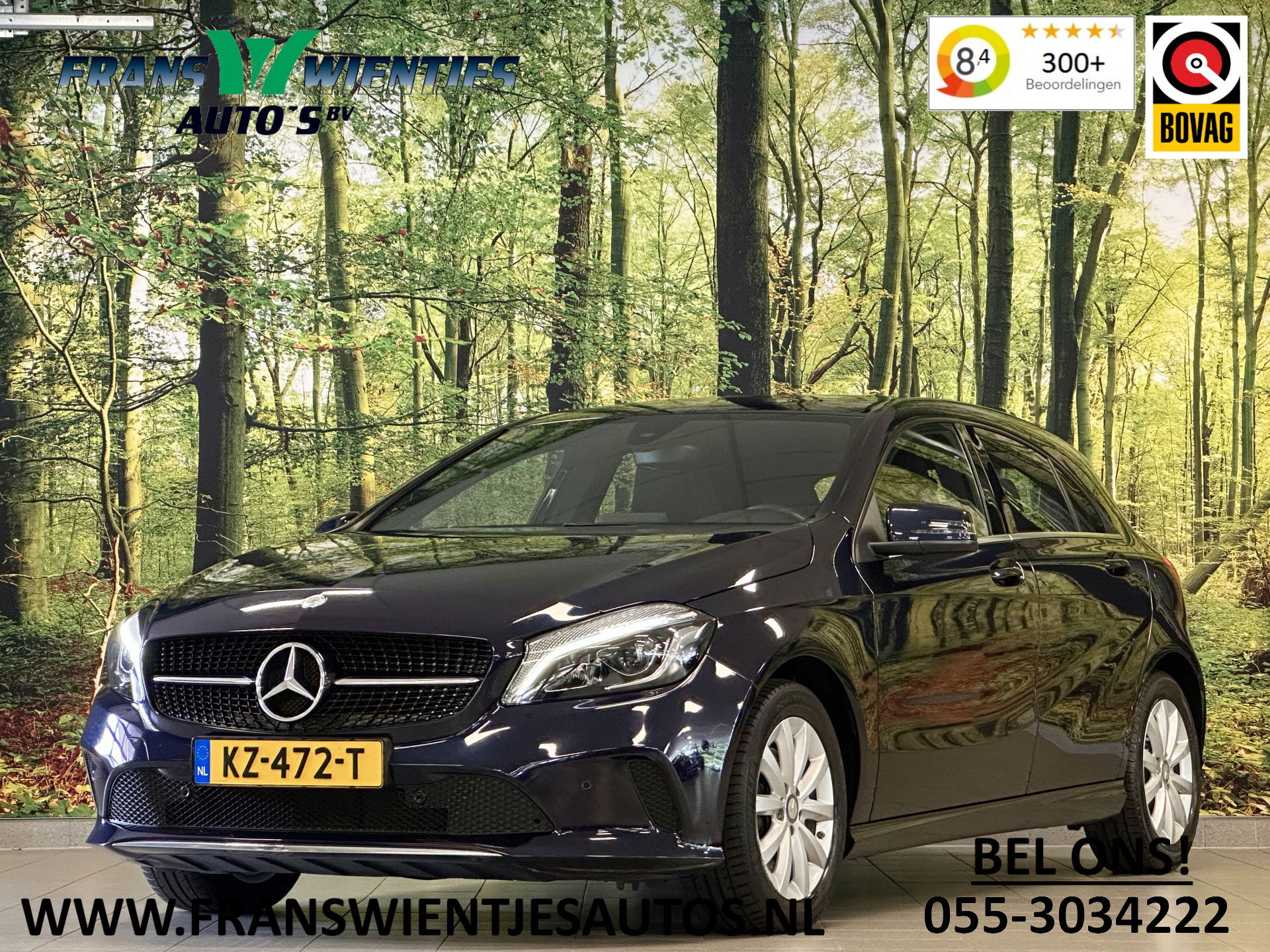 Mercedes-Benz A-Klasse 160 Ambition | Trekhaak | Cruise Control | Parkeersensoren | Navigatie | Isofix | Airconditioning | Bluetooth | Lichtmetaal 16" |