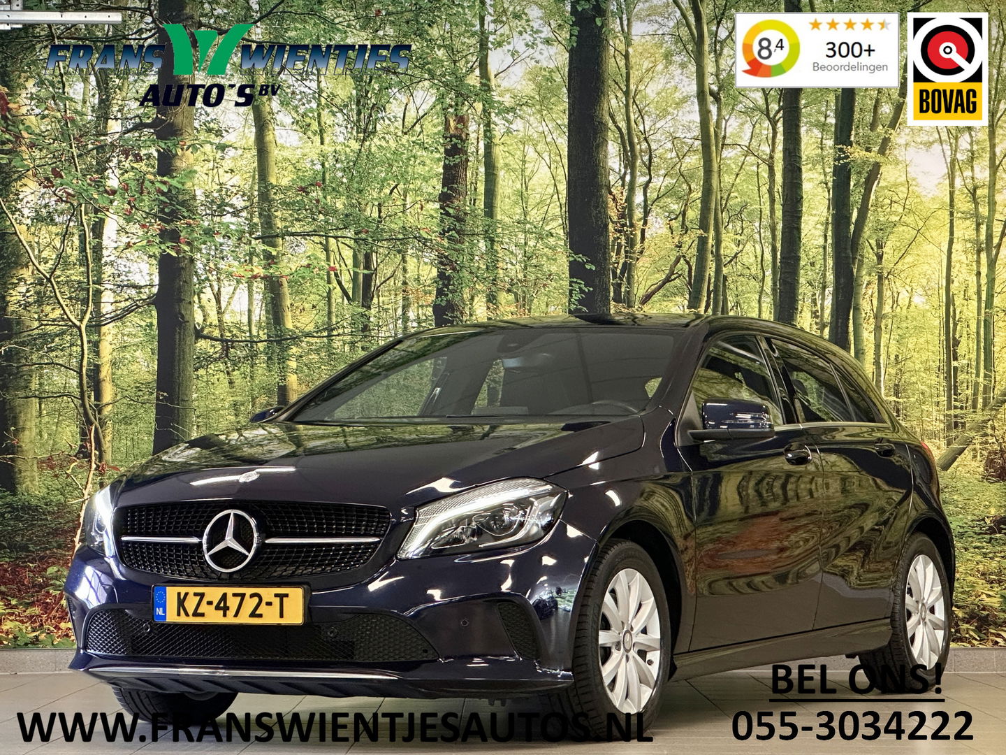 Mercedes-Benz A-Klasse 160 Ambition | Trekhaak | Cruise Control | Parkeersensoren | Navigatie | Isofix | Airconditioning | Bluetooth | Lichtmetaal 16" |