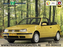Volkswagen Golf Cabriolet 1.8 Trendline | Cabriolet | Origineel Nederlands | BTW Factuur mogelijk Lichtmetaal 16'' | NAP | Elektrische Ramen | Elektrische Spiegels | Radio\Cd |