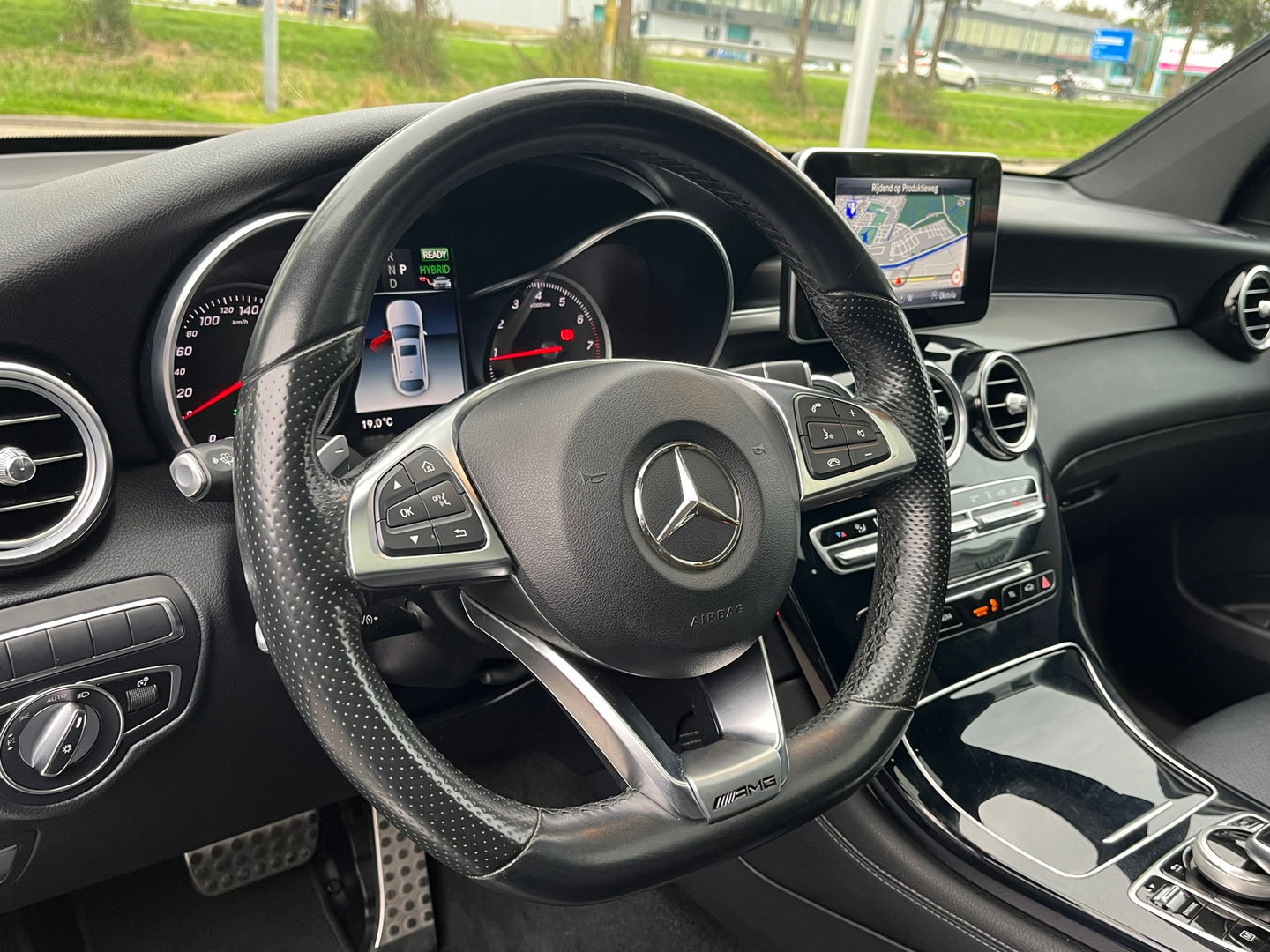 Mercedes-Benz GLC Coupé 350e 4Matic AMG|Schuifdak|360Camera|Carplay|Keyless|Leder|Navi|320PK