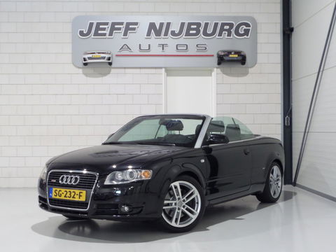 Audi A4 Cabriolet 2.0 TFSI S-Line "Automaat" Leer Xenon Stoelverwarming Bose Cruise-control Youngtimer in uniek mooie staat!