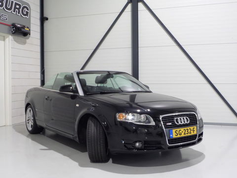 Audi A4 Cabriolet 2.0 TFSI S-Line "Automaat" Leer Xenon Stoelverwarming Bose Cruise-control Youngtimer in uniek mooie staat!