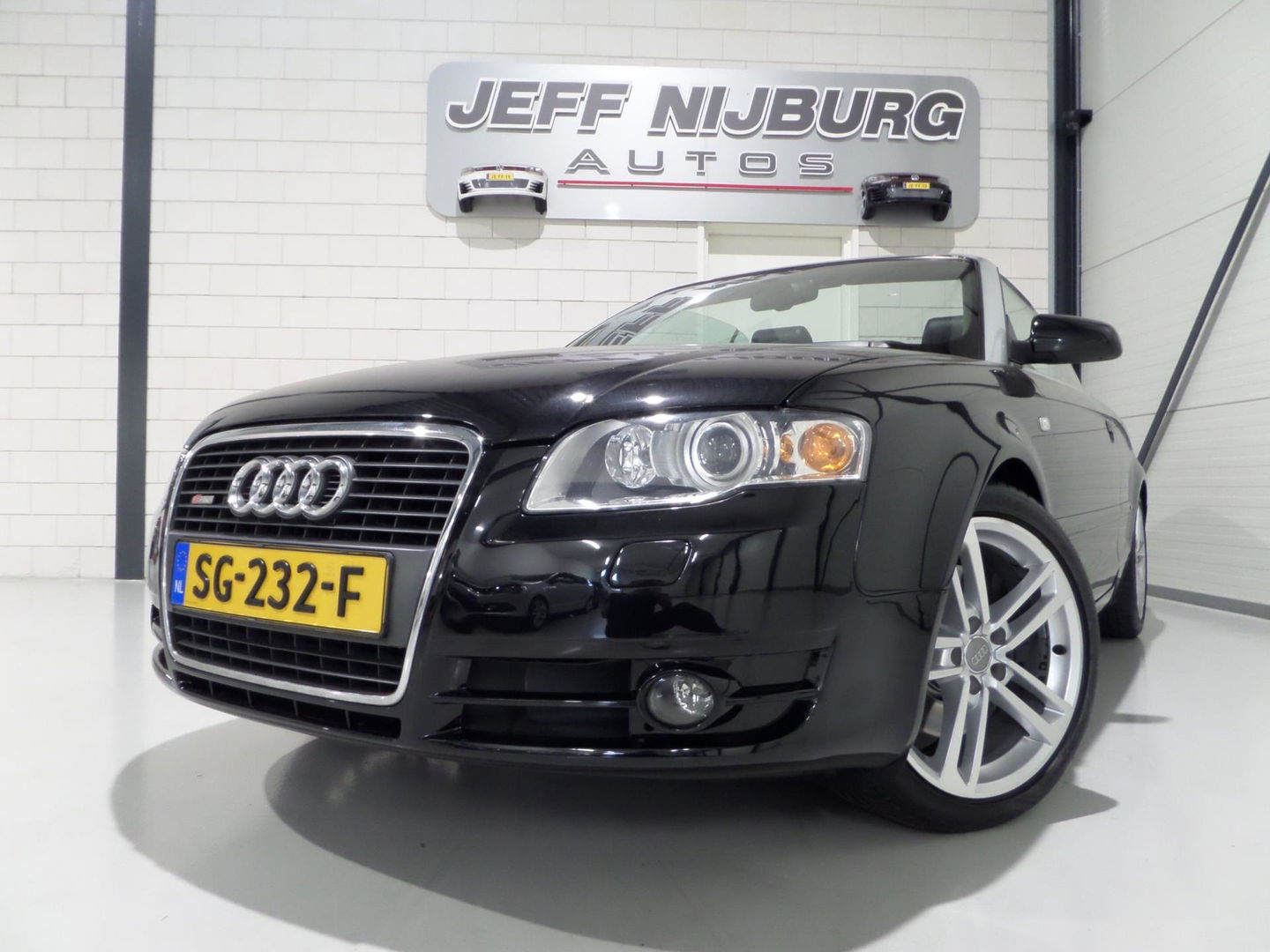 Audi A4 Cabriolet 2.0 TFSI S-Line "Automaat" Leer Xenon Stoelverwarming Bose Cruise-control Youngtimer in uniek mooie staat!