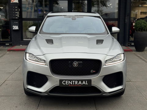 Jaguar F-Pace SVR 5.0 V8 AWD 550PK|Pano|Carbon|Meridian|Head-Up|Memory|ACC|360Camera|Carplay|Keyless|Leder