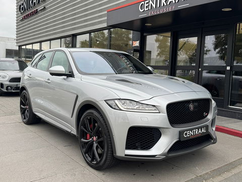 Jaguar F-Pace SVR 5.0 V8 AWD 550PK|Pano|Carbon|Meridian|Head-Up|Memory|ACC|360Camera|Carplay|Keyless|Leder