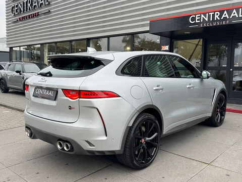 Jaguar F-Pace SVR 5.0 V8 AWD 550PK|Pano|Carbon|Meridian|Head-Up|Memory|ACC|360Camera|Carplay|Keyless|Leder