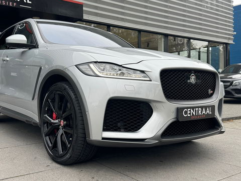 Jaguar F-Pace SVR 5.0 V8 AWD 550PK|Pano|Carbon|Meridian|Head-Up|Memory|ACC|360Camera|Carplay|Keyless|Leder