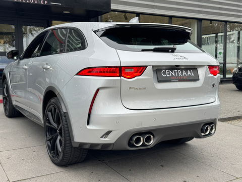 Jaguar F-Pace SVR 5.0 V8 AWD 550PK|Pano|Carbon|Meridian|Head-Up|Memory|ACC|360Camera|Carplay|Keyless|Leder