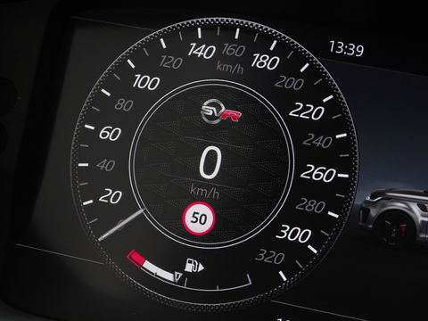 Land Rover Range Rover Sport 5.0 V8 576PK SC SVR SVO / Quicksilver RVS / Alcantara / carbon