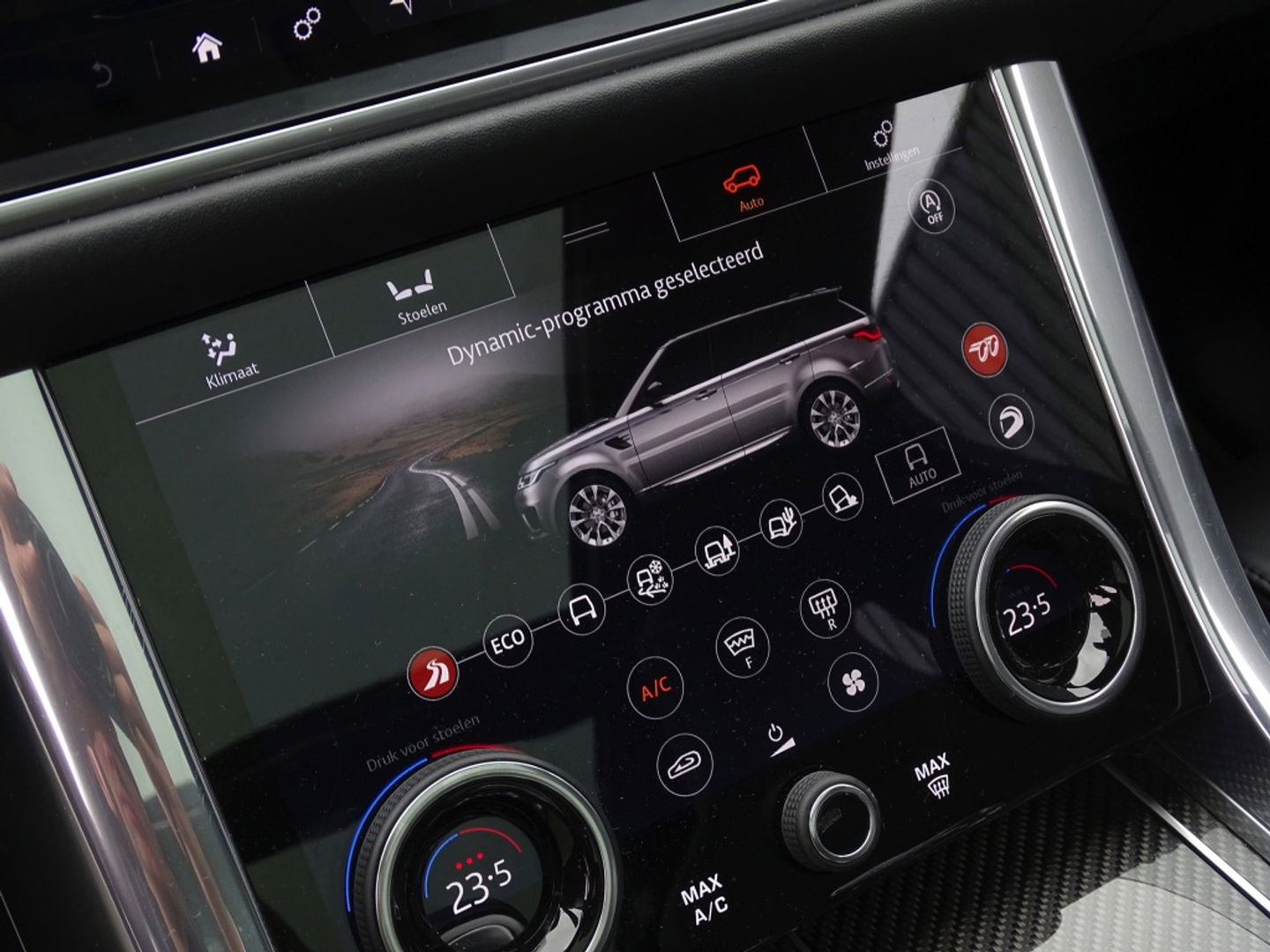 Land Rover Range Rover Sport 5.0 V8 576PK SC SVR SVO / Quicksilver RVS / Alcantara / carbon