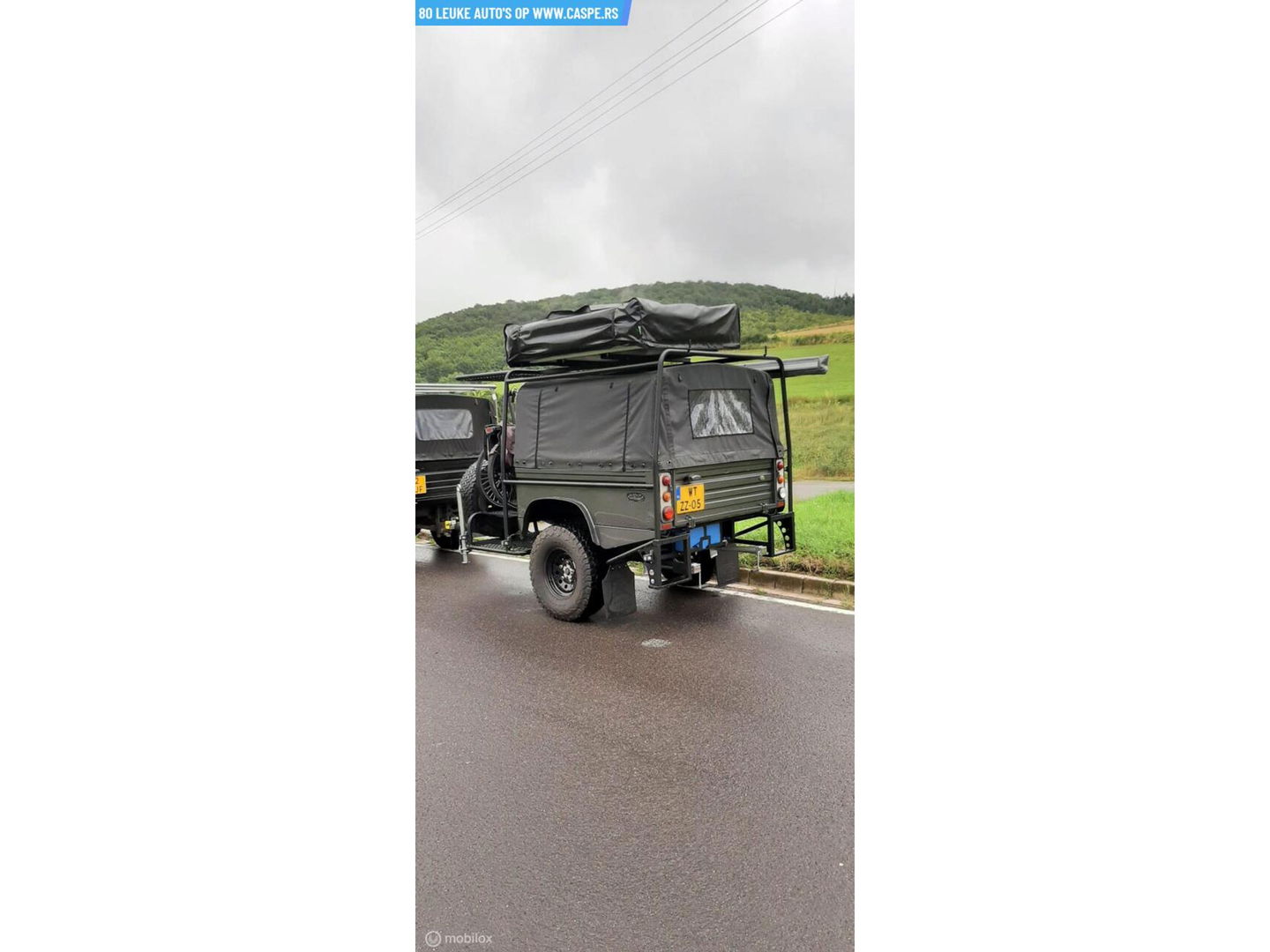 Land Rover Defender Camper Aanhangwagen