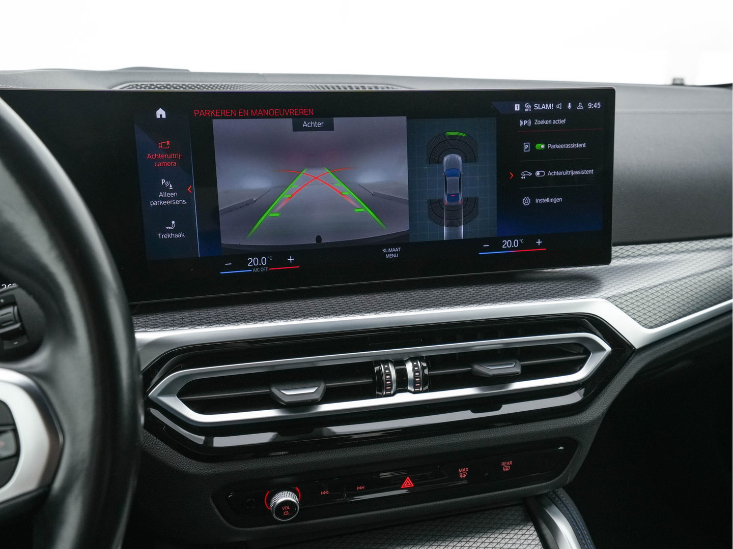 BMW i4 eDrive40 84 kWh M-Sportpack [ 3-Fase ] { SOH-95%} (INCL-BTW) *LEATHER-ALCANTARA | FULL-LED | ADAPTIVE-CRUISE | WIDE-SCREEN-DIGI-COCKPIT | DAB+ | CAMERA | AMBIENT-LIGHT | CARPLAY | SPORT-SEATS | PRIVACY-GLASS | TOWBAR | 18''ALU*