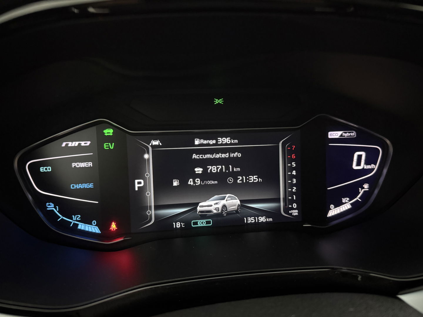 Kia Niro 1.6 GDi Hybrid 141PK DynamicLine | Virtual | LED | Camera | Trekh. | Carplay | Adaptive Cruise | NAP