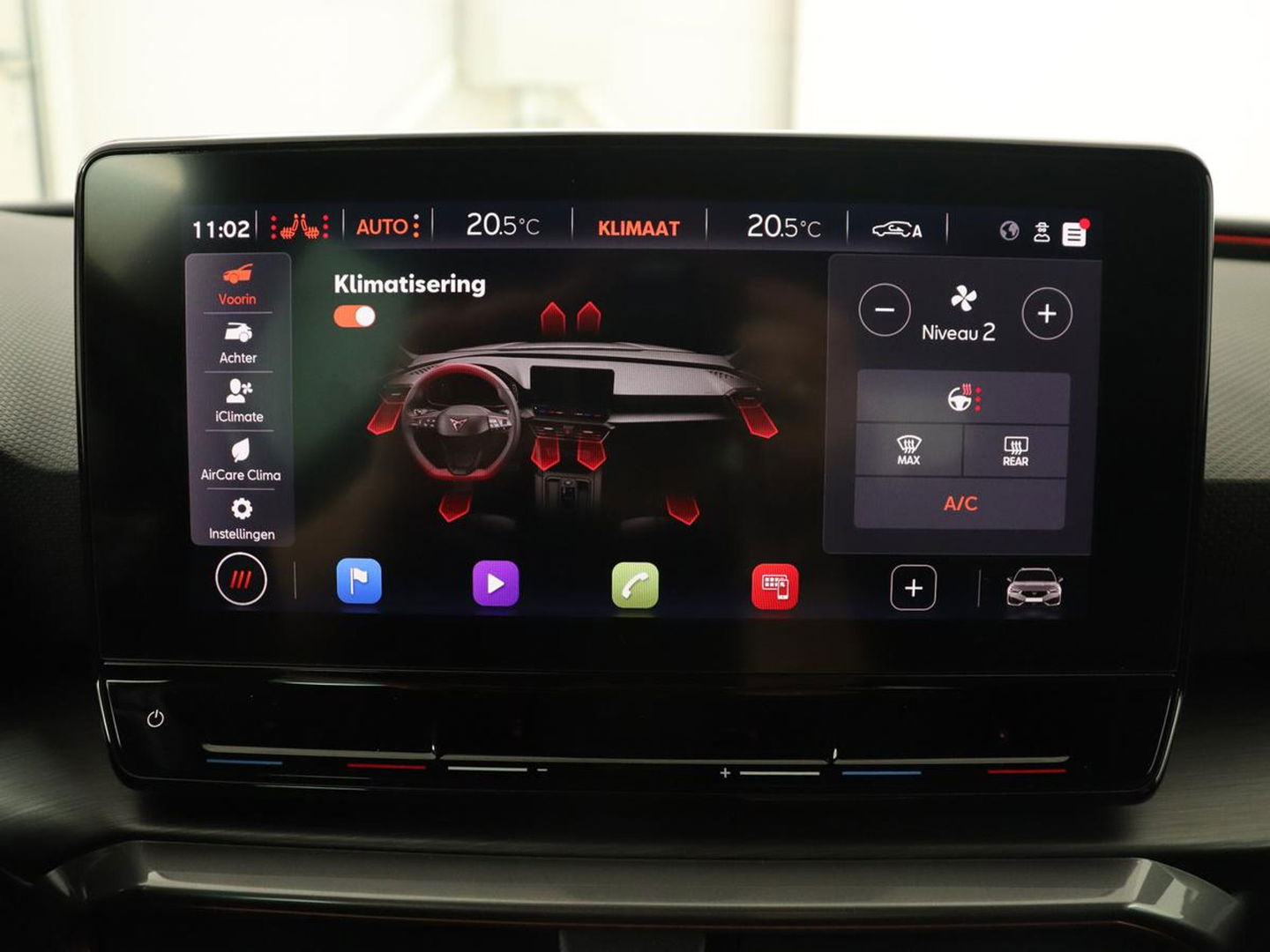 CUPRA Leon 1.4 eHybrid | Stoelverwarming | Camera | Adaptive cruise | Navigatie | Carplay | Sfeerverlichting | Keyless | Park Assist | Sportstoelen | Full LED | PHEV | Plug In