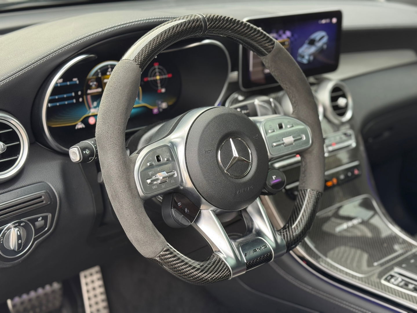 Mercedes-Benz GLC AMG 63 S 4MATIC+ Pano|Burmester|Carbon|Head-Up|Memory|360Camera|Leder|Carplay|510PK