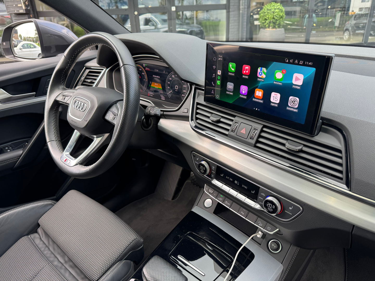 Audi Q5 50 TFSIe Quattro S-Line Pano|Camera|ACC|Carplay|Keyless|Matrix|Ambient Light|Virtual Cockpit|299PK