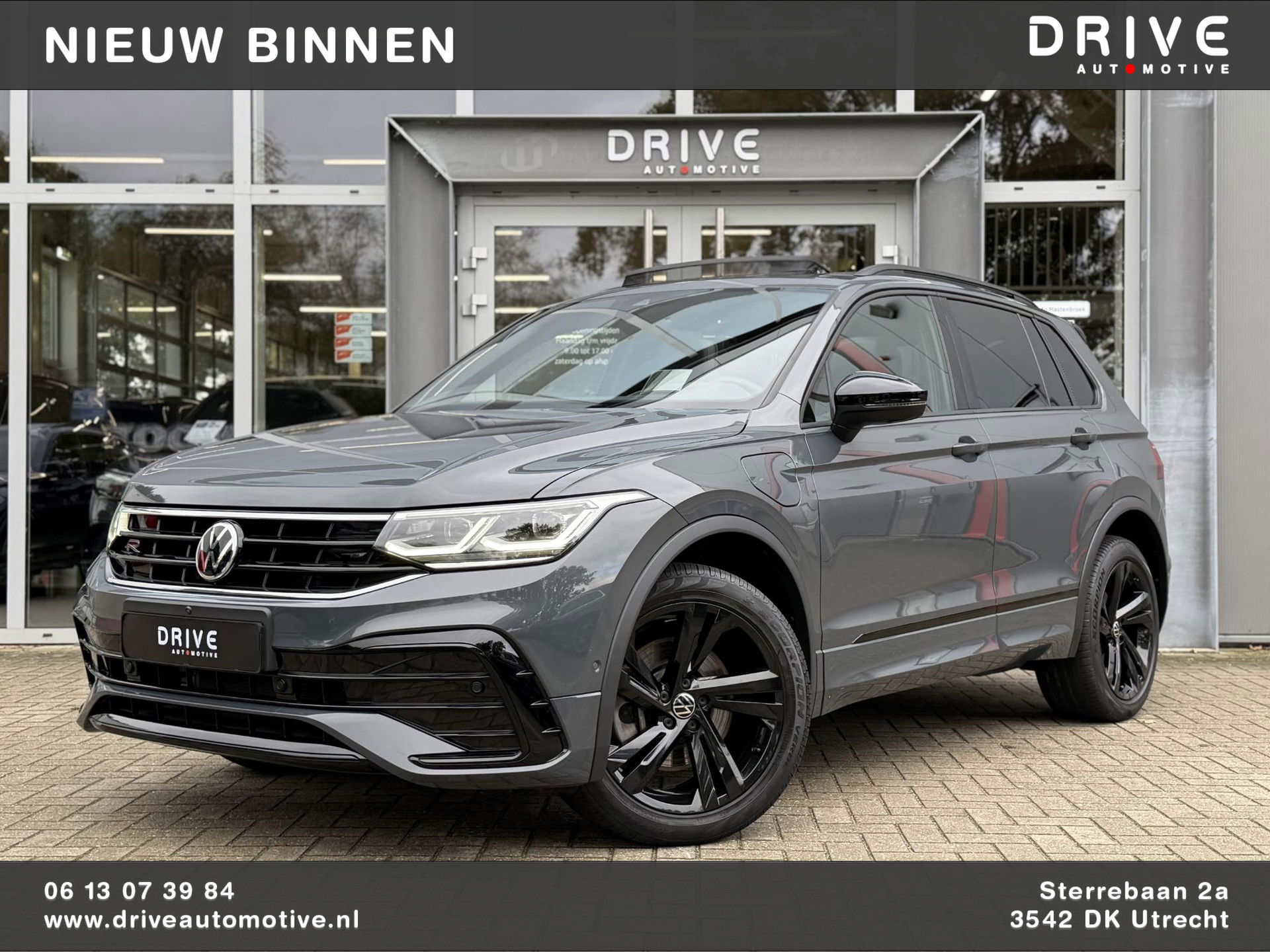 Volkswagen Tiguan 1.4 TSI eHybrid R-Line Business+ Black Style|SOH97%|Pano|Leer|Memory|Matrix|HUD|360Cam|Ad.Cruise|Trekhaak