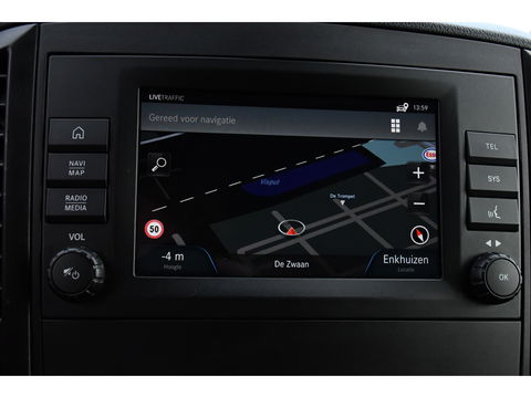 Mercedes-Benz Vito 119 CDI L2 DC Black Edition Camera, Cruise, LED, Carplay, Automaat, Stoelverwarming, 190pk, Trekhaak, Uniek!