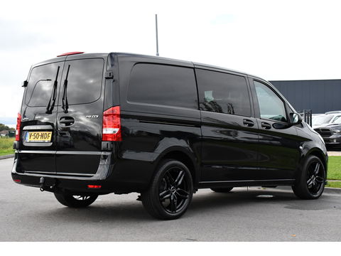 Mercedes-Benz Vito 119 CDI L2 DC Black Edition Camera, Cruise, LED, Carplay, Automaat, Stoelverwarming, 190pk, Trekhaak, Uniek!