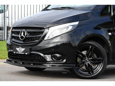 Mercedes-Benz Vito 119 CDI L2 DC Black Edition Camera, Cruise, LED, Carplay, Automaat, Stoelverwarming, 190pk, Trekhaak, Uniek!