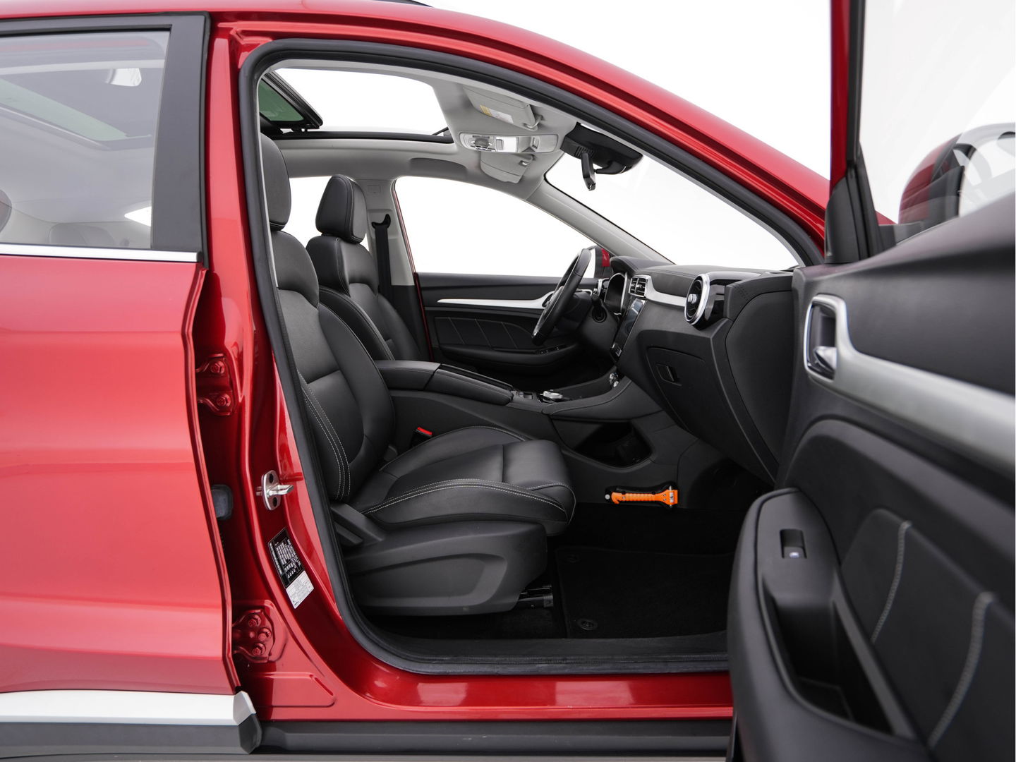 MG ZS EV Luxury 45 kWh {SOH-96%} Aut. *PANO | LUXURY-LEATHER | CCS-FASTLOADER | KEYLESS | NAVI-FULLMAP | ADAPTIVE-CRUISE | CAMERA | HEATED-SPORTSEATS | CARPLAY | BLINDSPOT | DAB | LANE-ASSIST | PRIVACY-GLASS | 17''ALU*