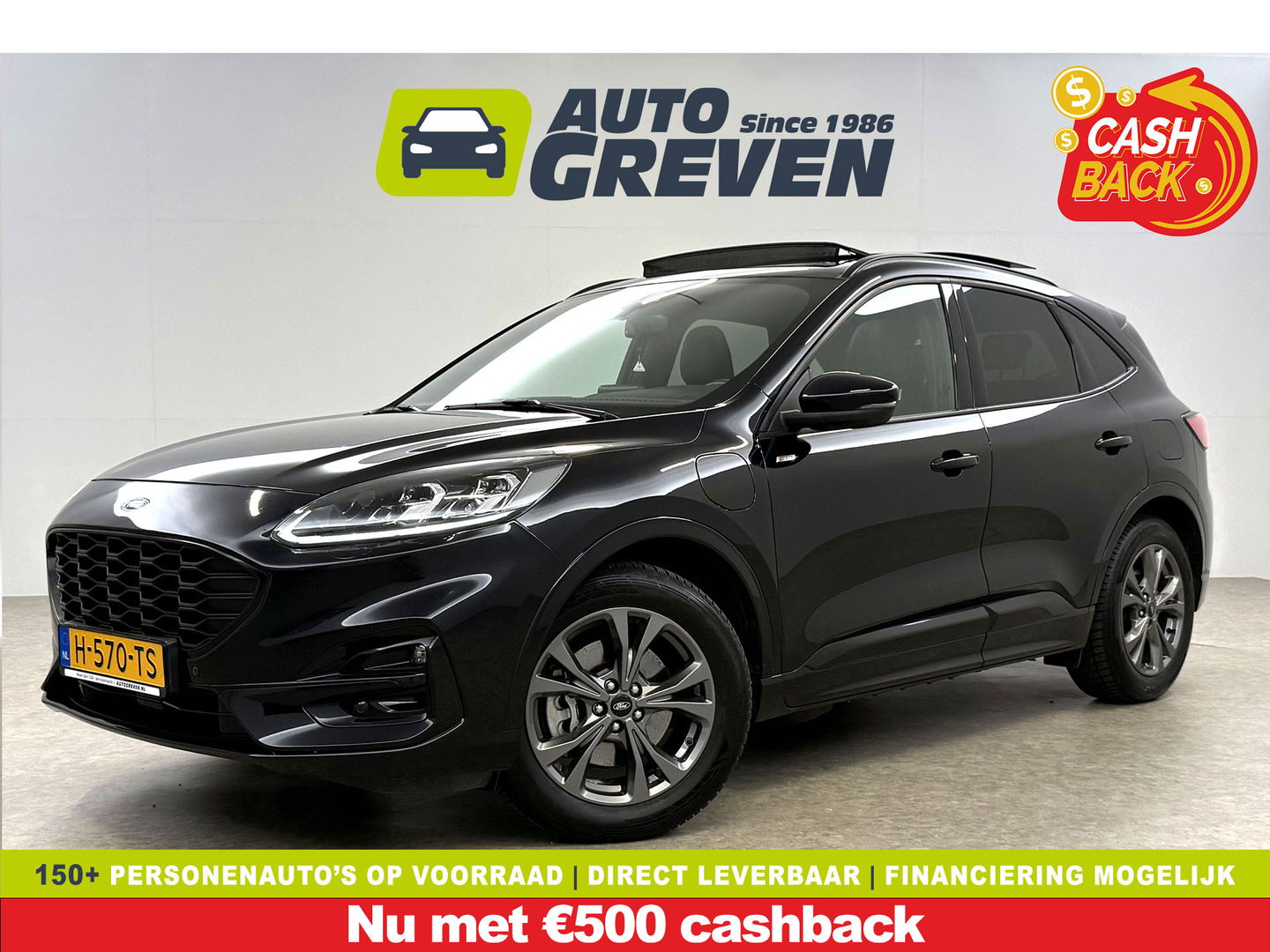 Ford Kuga 2.5 PHEV ST-Line X | Pano | B&O | Virtual | Stuur/Stoelverw. l Carplay | Trekh. | Cruise | NAP