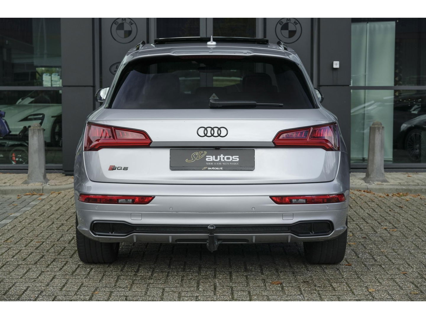 Audi SQ5 3.0 TFSI 354pk Quattro Panoramadak Luchtvering RS stoelen Trekhaak Head-up Bang&Olufsen BOMVOL Black pack