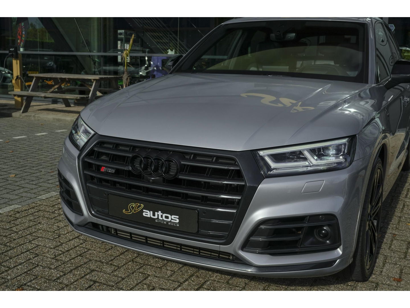 Audi SQ5 3.0 TFSI 354pk Quattro Panoramadak Luchtvering RS stoelen Trekhaak Head-up Bang&Olufsen BOMVOL Black pack