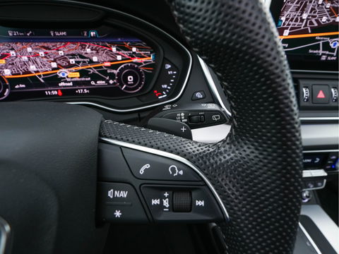 Audi Q5 50 TFSI e quattro S edition (INCL.BTW) *PANO | LEATHER-FABRIC | FULL-LED | DIGI-COCKPIT | NAVI-FULLMAP | HEATED-SPORTSEATS | KEYLESS | DAB+ | CAMERA | PRIVACY-GLASS | SHIFT-PADDLES | ECC | PDC | CRUISE | 19''ALU*