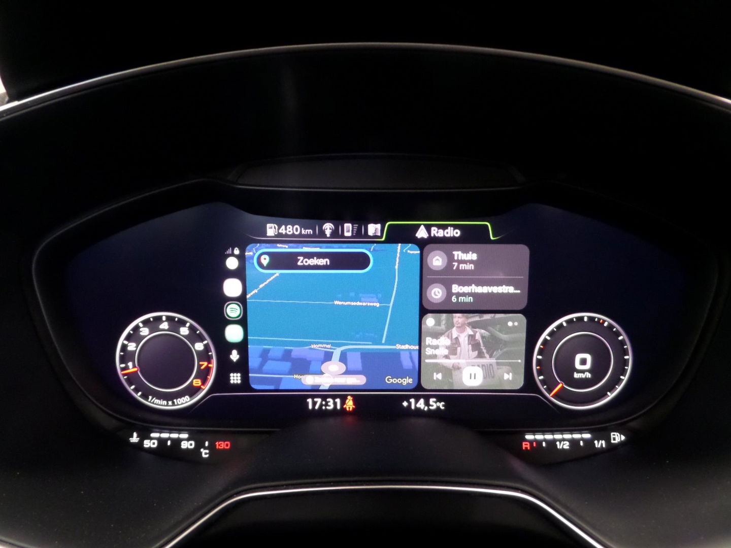 Audi TT Roadster 1.8 TFSI S-Line Open Days Apple-Carplay Stoelverwarming Virtual Navigatie 19"RS-velgen Bang&Olufsen Full-LED