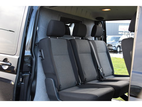 Volkswagen Transporter 2.0 TDI L2H1 DC 4Motion Highline Black Edition Camera, Cruise, Automaat, Multimedia, 204Pk, 2 x schuifdeur, LED, Uniek!