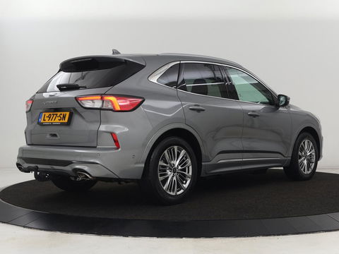 Ford Kuga 2.5 PHEV Vignale | Head-Up | Trekhaak | Adaptive cruise | Leder | 360 Camera | Stoelverwarming | Digital Cockpit | Carplay | Dodehoek detectie | Navigatie | Keyless | Achterbankverwarming | Plug In