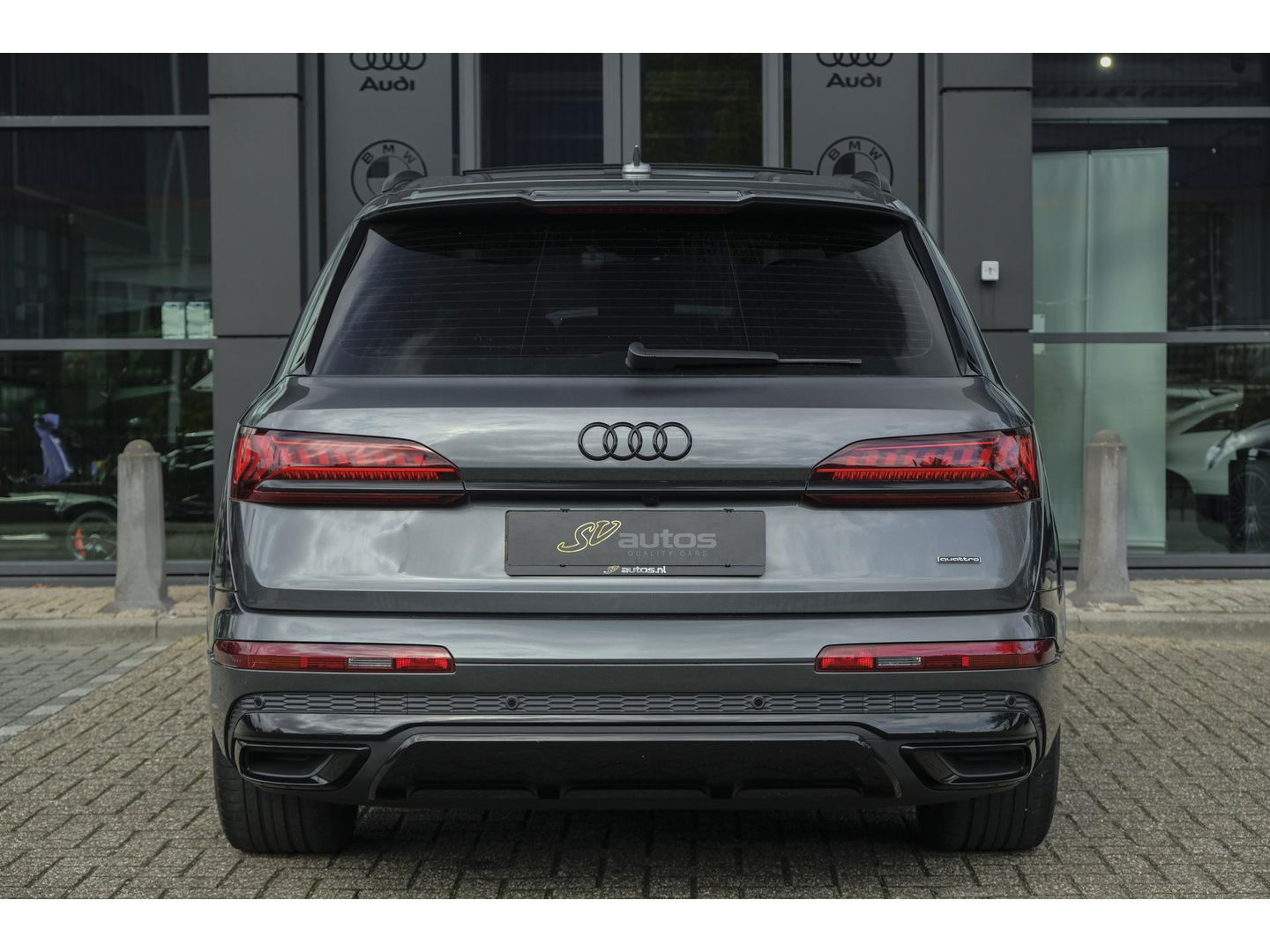 Audi Q7 60 TFSIe 455pk Competition Hybrid Panoramadak *BTW* Head-up Trekhaak elektrisch Leder Adaptive cruise DAB Carplay