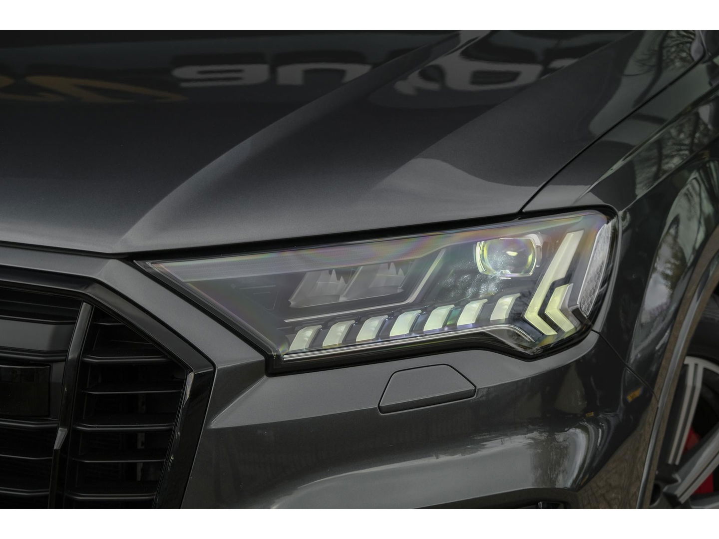 Audi Q7 60 TFSIe 455pk Competition Hybrid Panoramadak *BTW* Head-up Trekhaak elektrisch Leder Adaptive cruise DAB Carplay