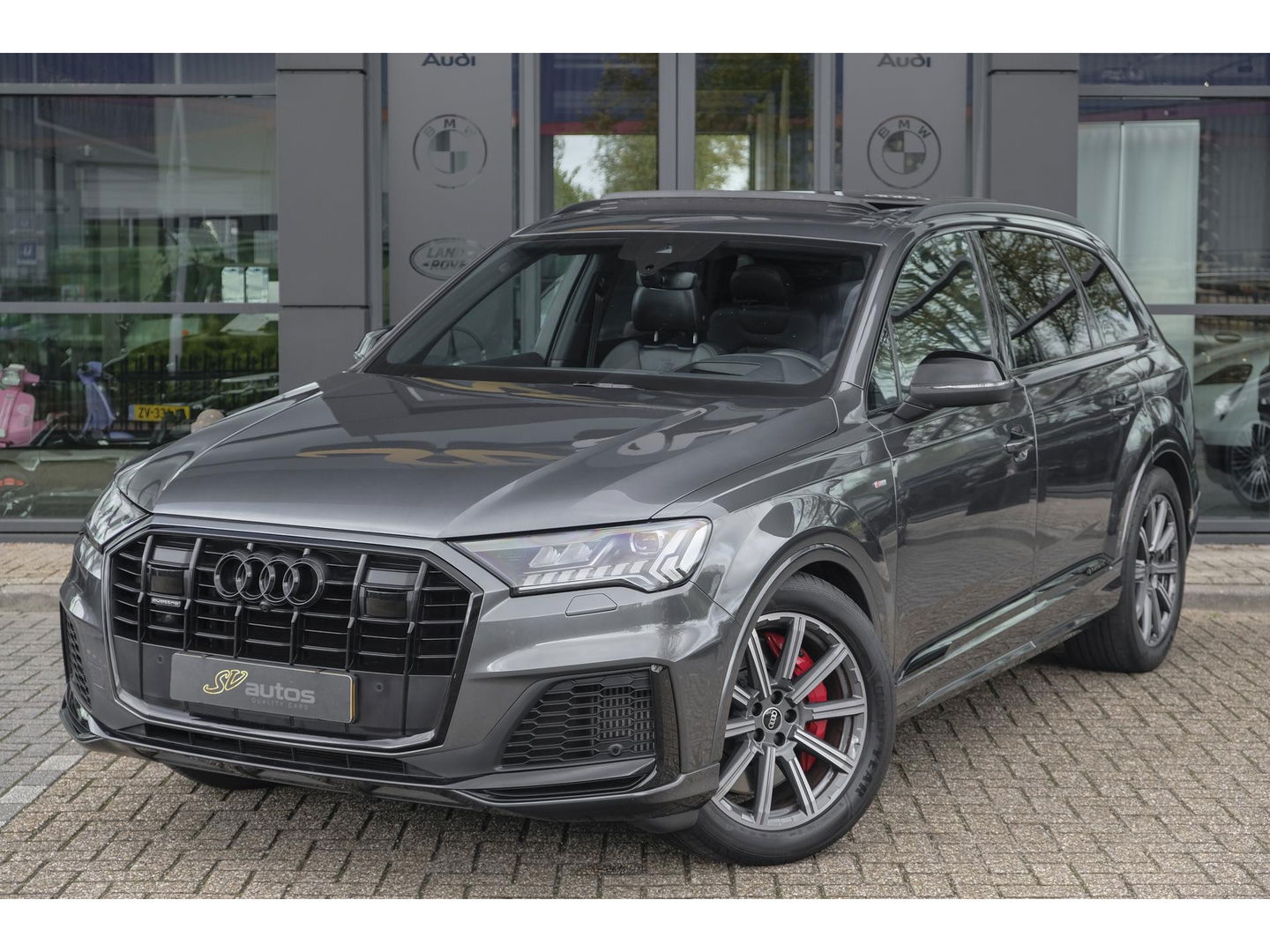 Audi Q7 60 TFSIe 455pk Competition Hybrid Panoramadak *BTW* Head-up Trekhaak elektrisch Leder Adaptive cruise DAB Carplay